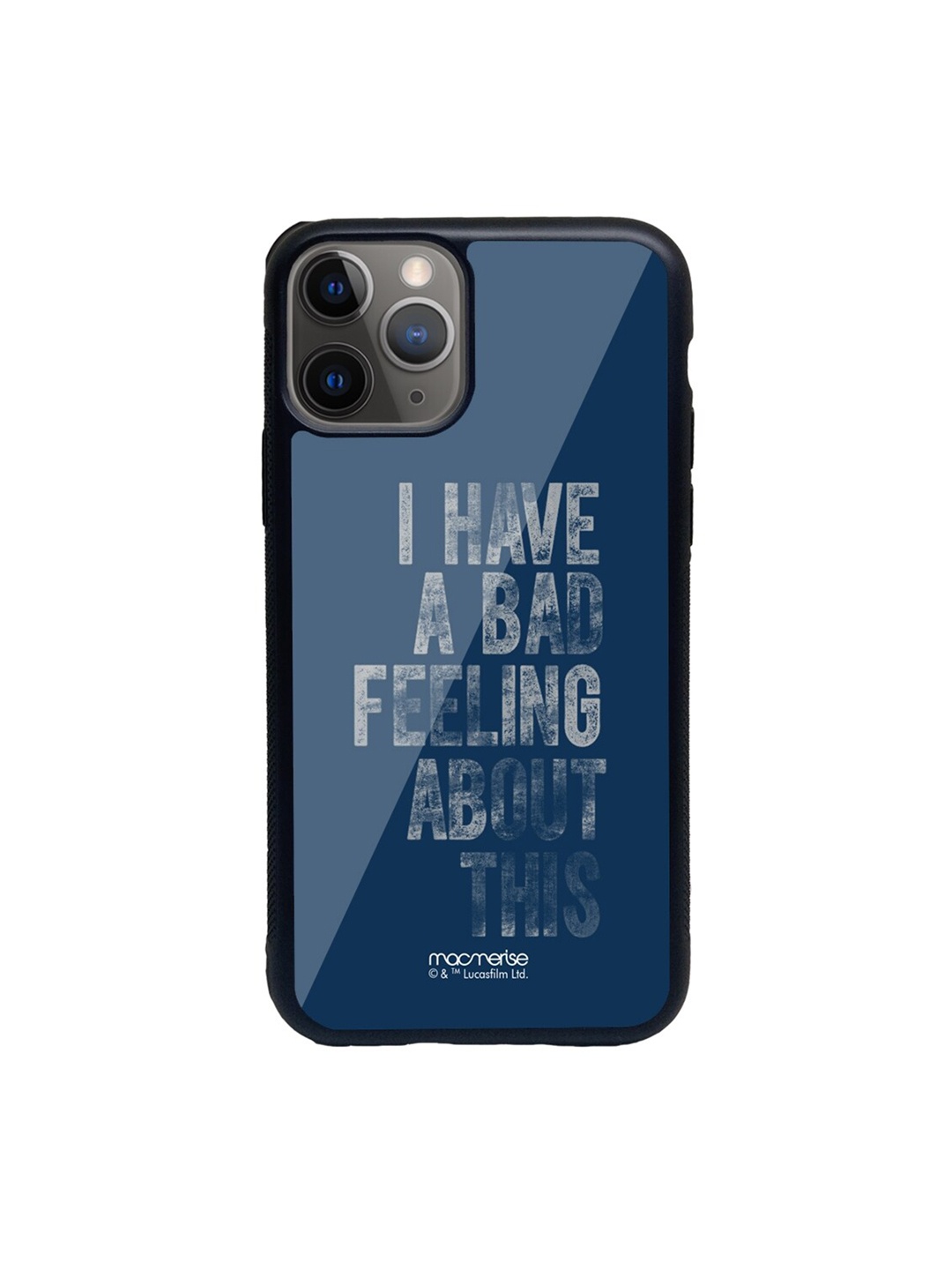 

macmerise Blue & Grey Bad Feeling iPhone 11 Pro Back Case