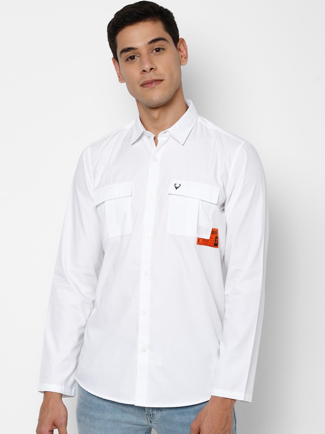 

Allen Solly Tribe Men White Regular Fit Solid Casual Shirt