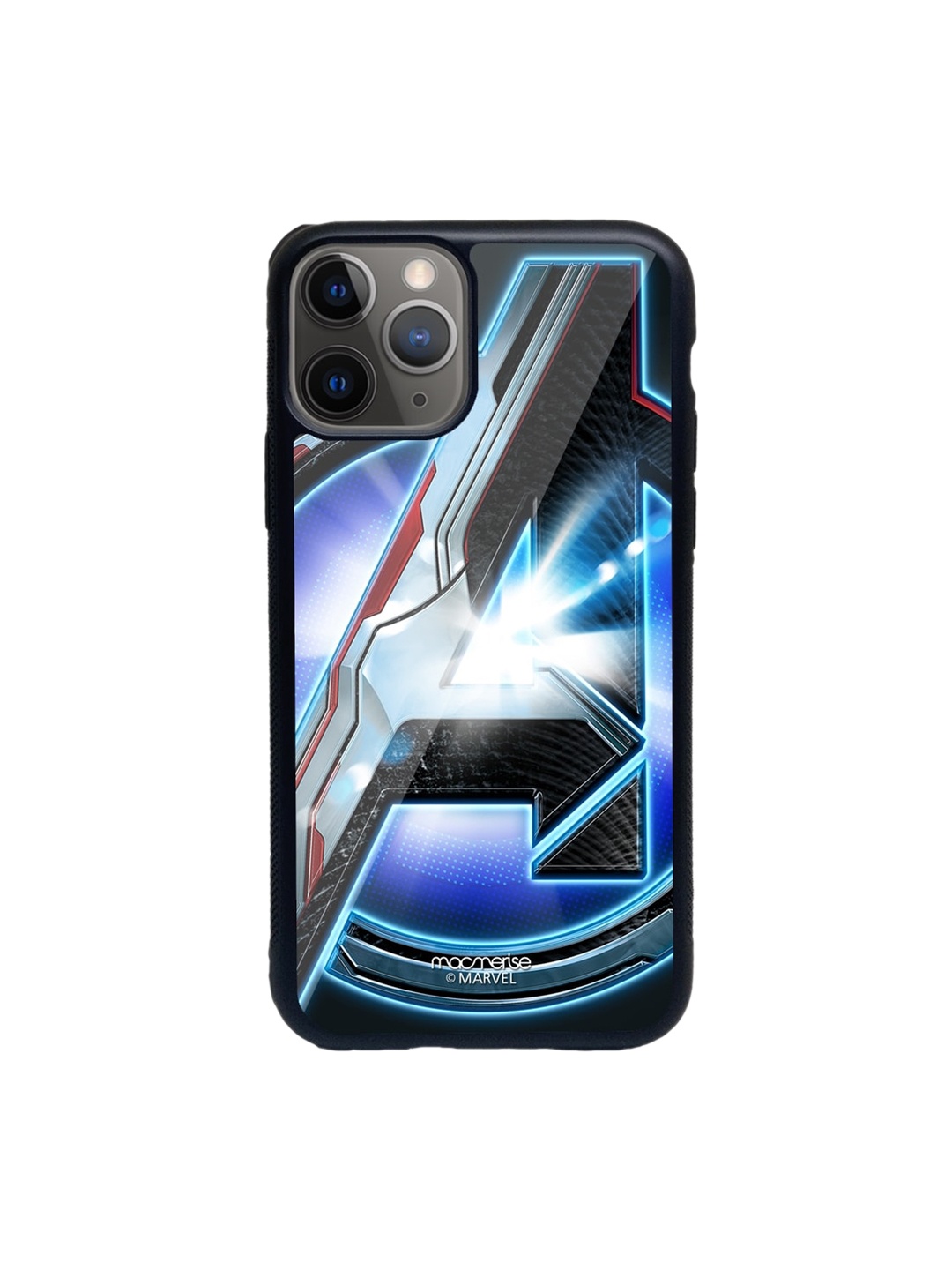 

macmerise Black & Blue Endgame Logo Printed iPhone 11 Pro Back Case