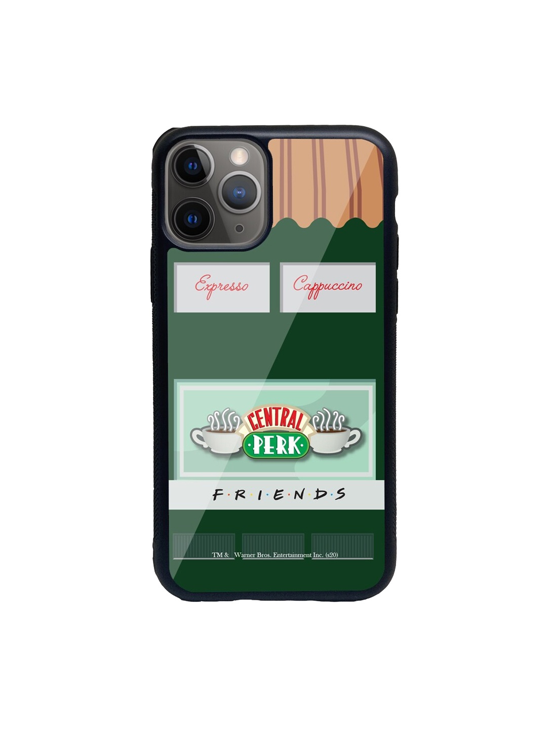 

macmerise Green & White Central Perk Pattern iPhone 11 Pro Back Case