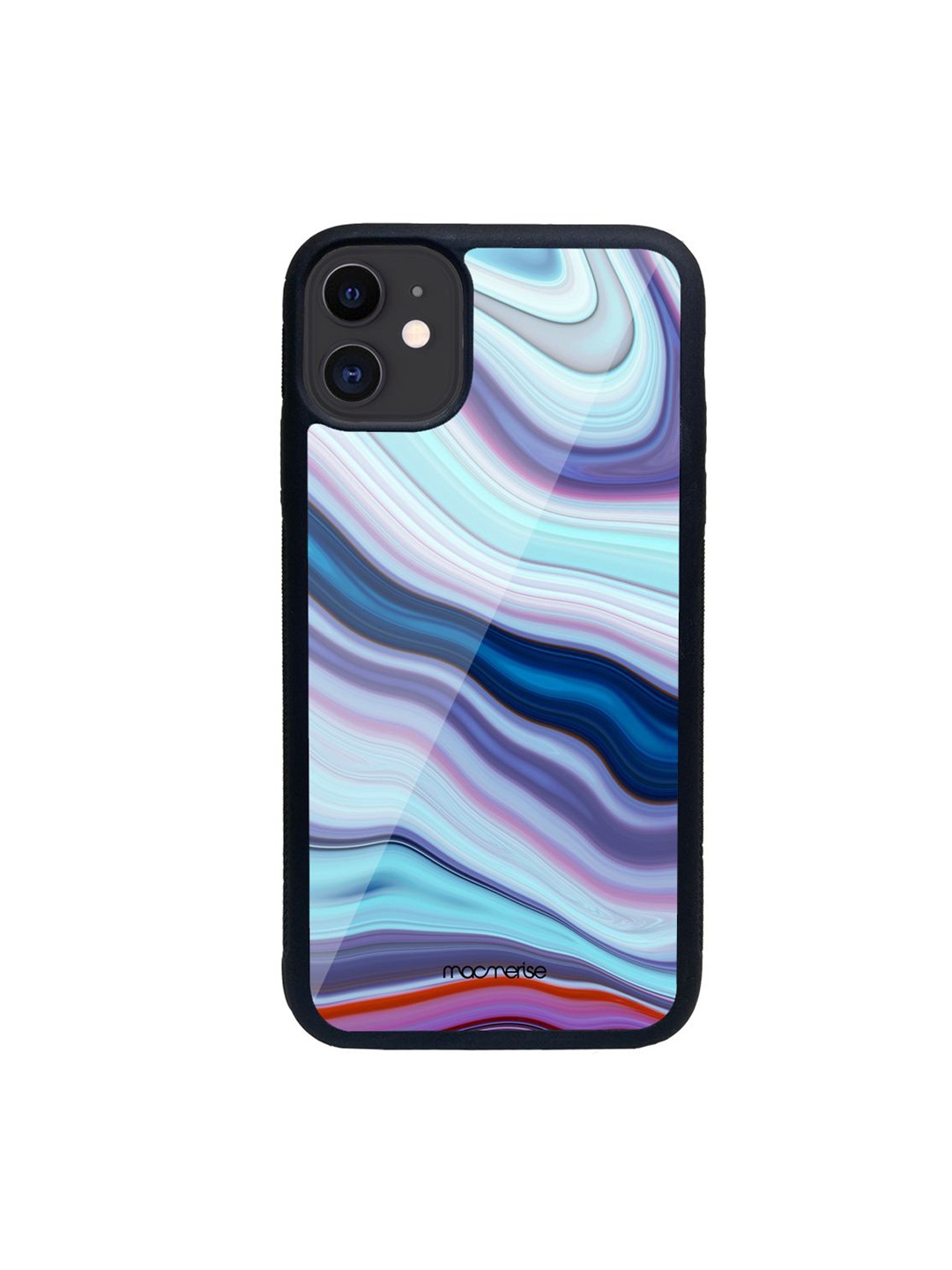 

macmerise Purple & Pink Liquid Funk Printed iPhone 11 Back Case