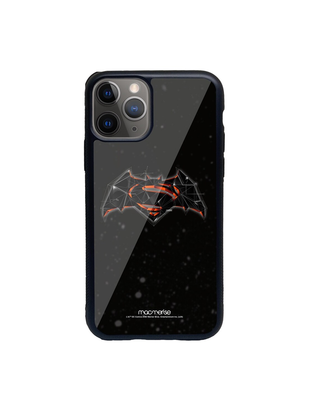 

macmerise Black & Orange Bat Super Trace GlassiPhone 11 Pro Phone Case