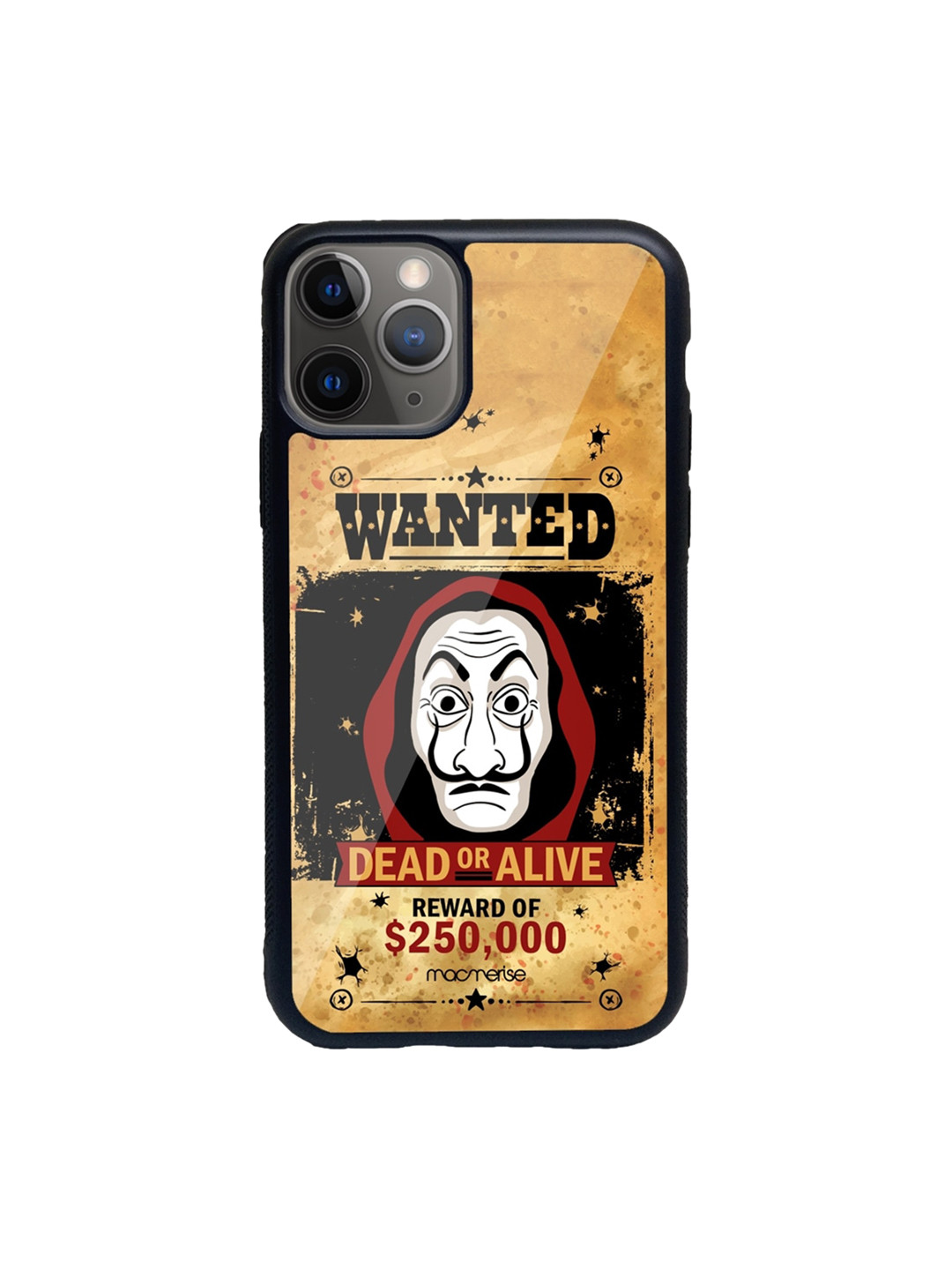 

macmerise Beige & Black Dead or Alive Printed iPhone 11 Pro Phone Case