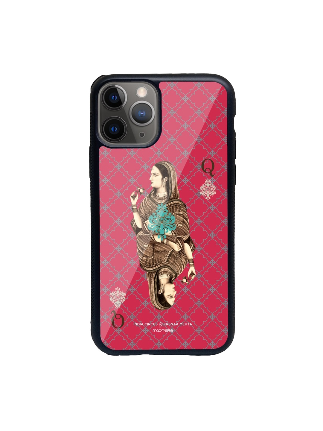 

macmerise Pink & Black Ban Ja Rani Printed iPhone 11 Pro Back Case