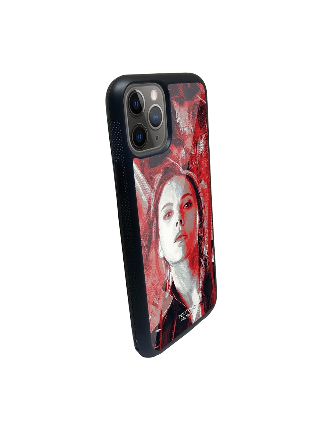 

macmerise Red & White Charcoal Art Black Widow Pattern iPhone 11 Pro Back Case