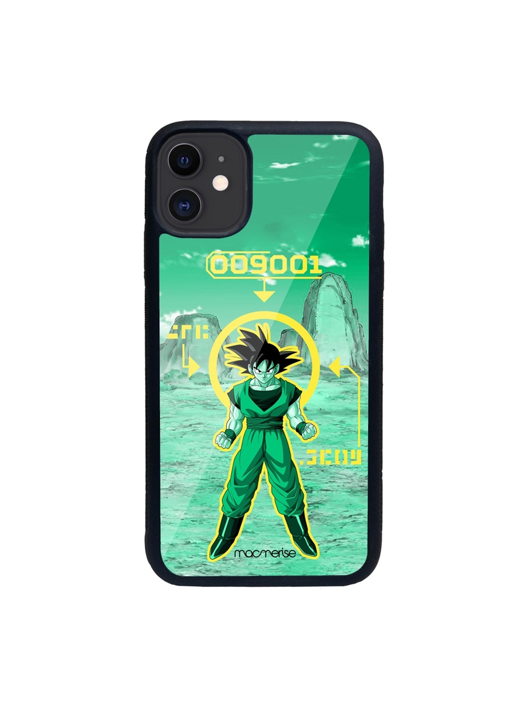 

macmerise Green & Yellow Over 9000 Printed iPhone 11 Back Case