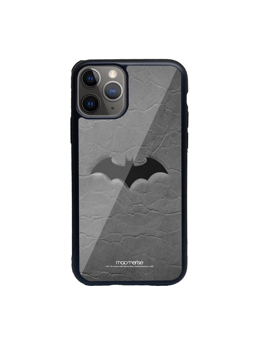 

macmerise Black & Grey Fade Out Batman Printed iPhone 11 Pro Back Case