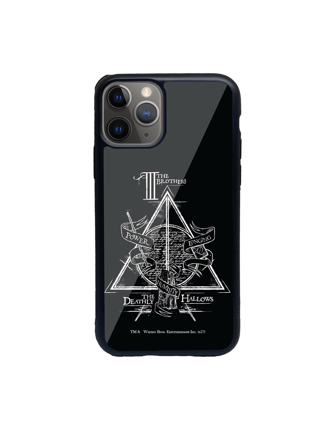 

macmerise Black & White The Deathly Hallows Printed iPhone 11 Pro Phone Case