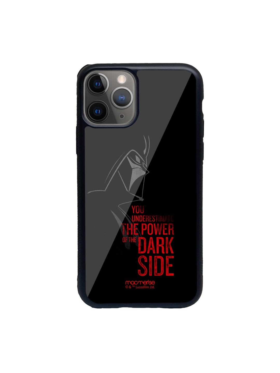 

macmerise Black & Red The Dark Side Pattern iPhone 11 Pro Back Case