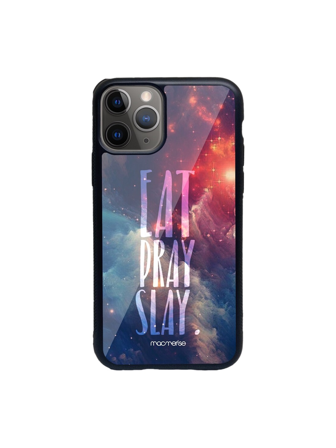 

macmerise Black & Blue Eat Pray Slay iPhone 11 Pro Back Case