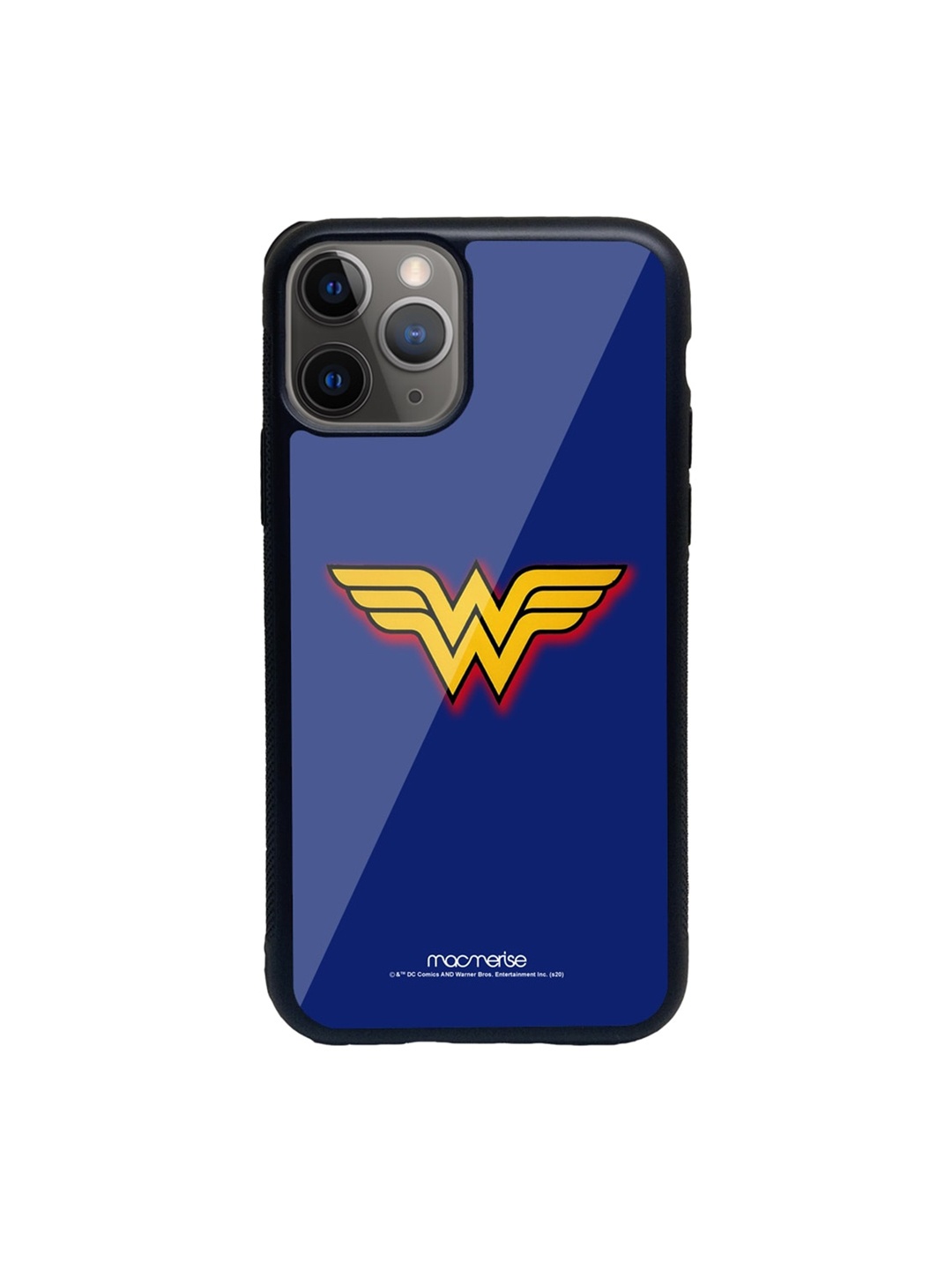 

macmerise Blue & Yellow Logo Wonder Woman Printed iPhone 11 Pro Back Case