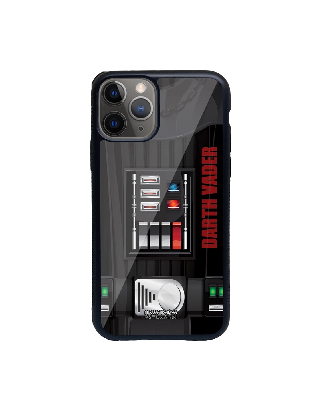 

macmerise Black & Grey Attire Vader Printed iPhone 11 Pro Phone Case