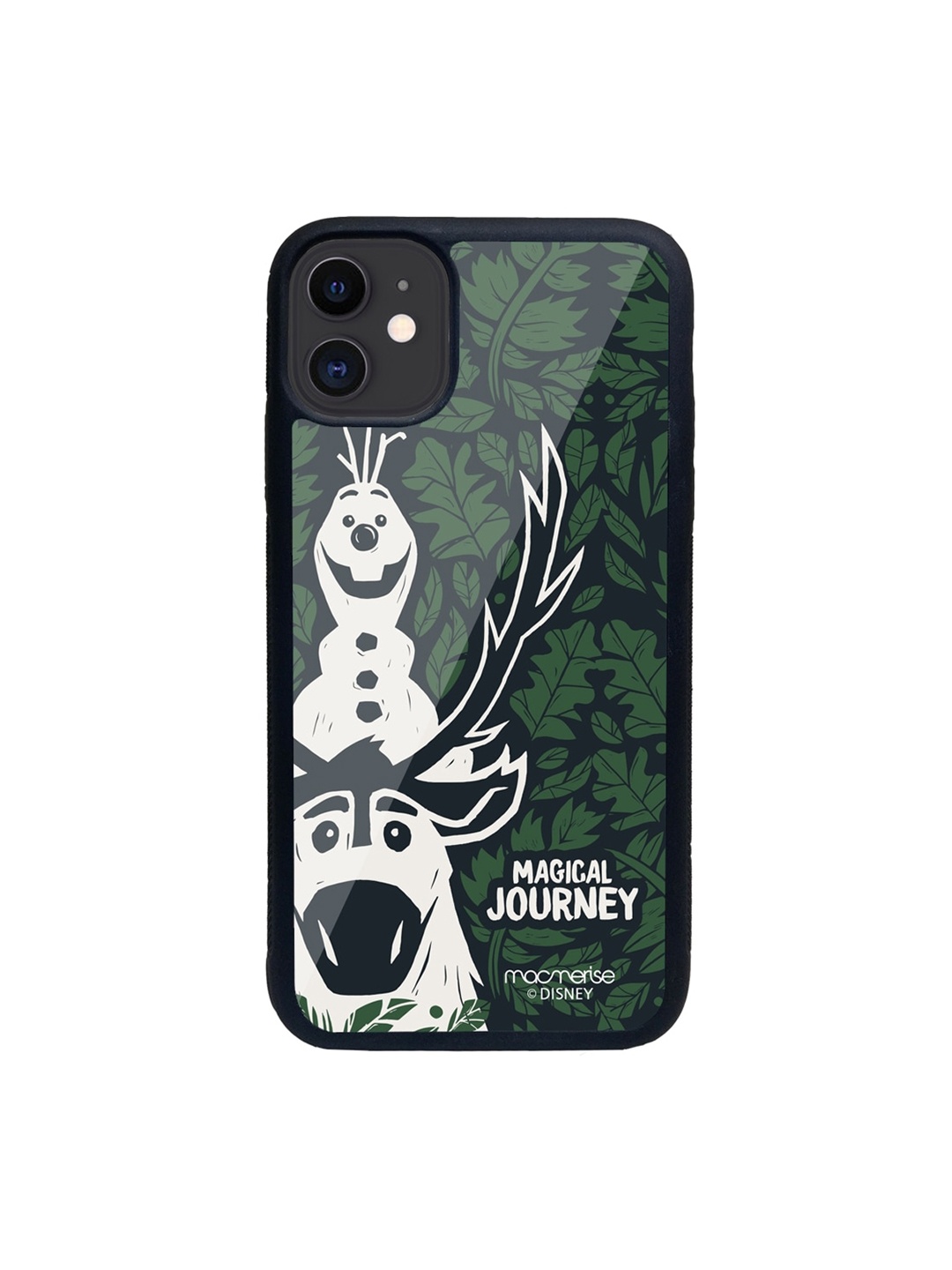 

macmerise Green & White Magical Journey Glass iPhone 11 Phone Case