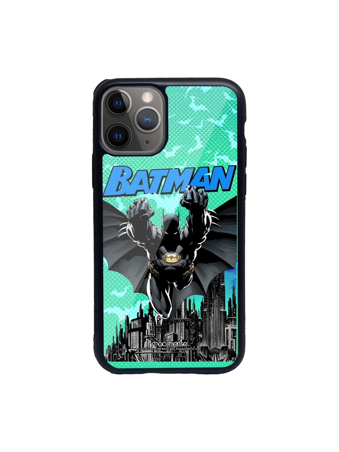 

macmerise Black & Blue Bat On The Hunt Printed iPhone 11 Pro Back Case