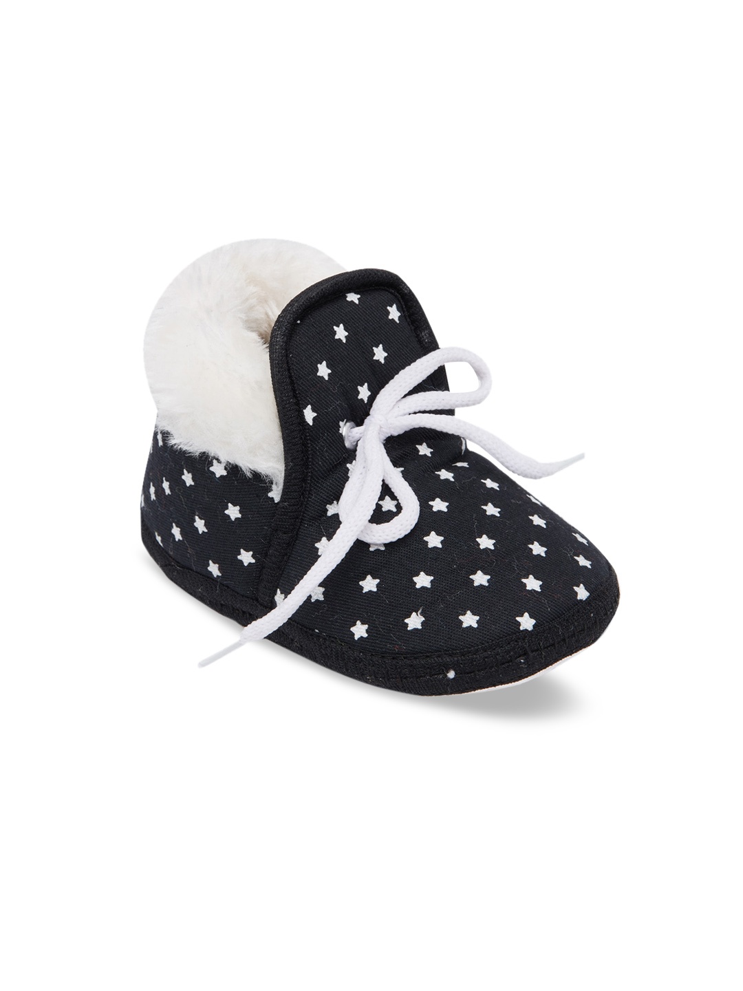 

CHiU Infant Kids Black & White Printed Booties
