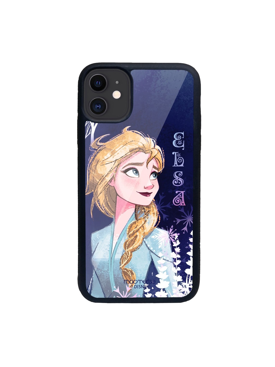 

macmerise Black & Red Strong Elsa iPhone 11 Back Case