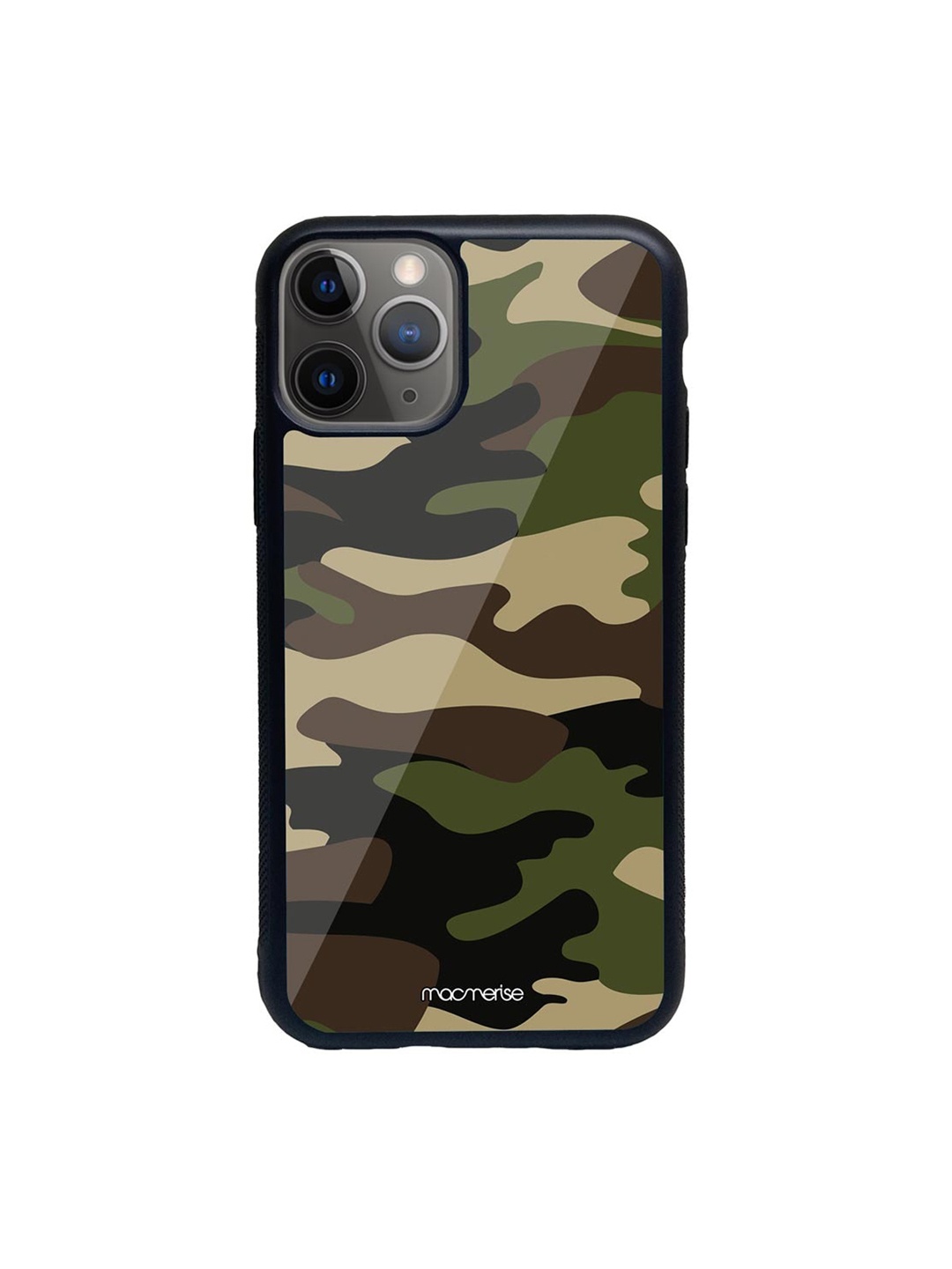 

macmerise Green & Black Camo Military Printed iPhone 11 Pro Back Case