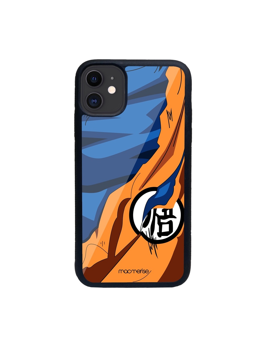 

macmerise Blue & Orange Goku Training Printed iPhone 11 Phone Case