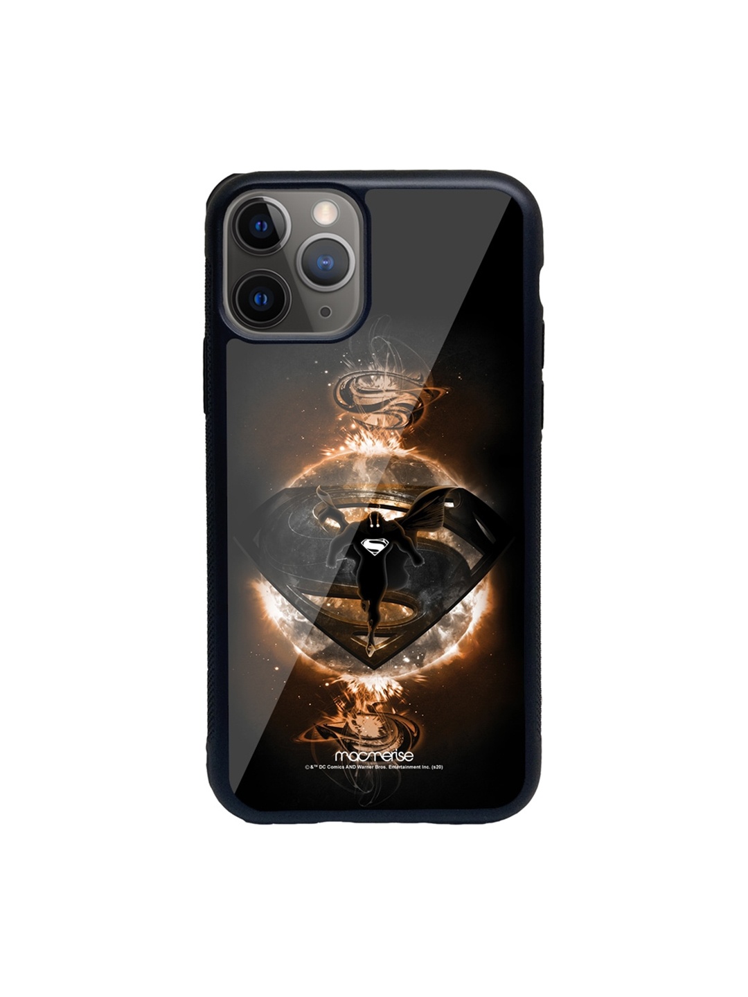 

macmerise Black & Brown Superman Rage Printed iPhone 11 Pro Back Case