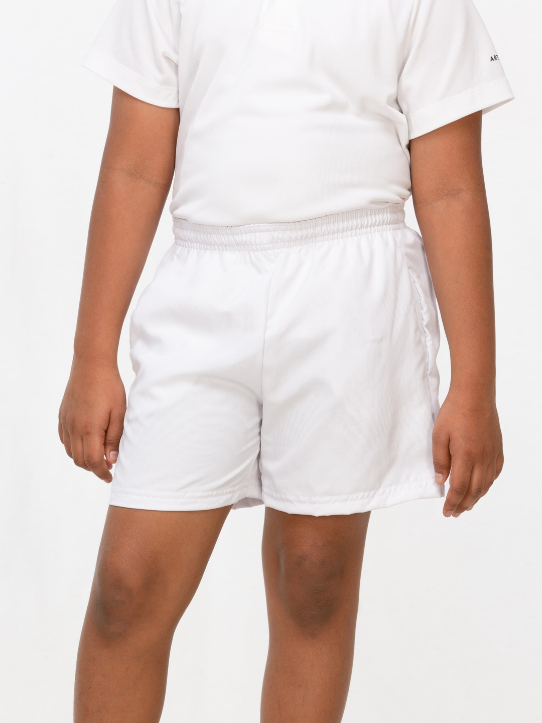 

Artengo By Decathlon Kids Regular Fit Breathable Tennis Shorts, White