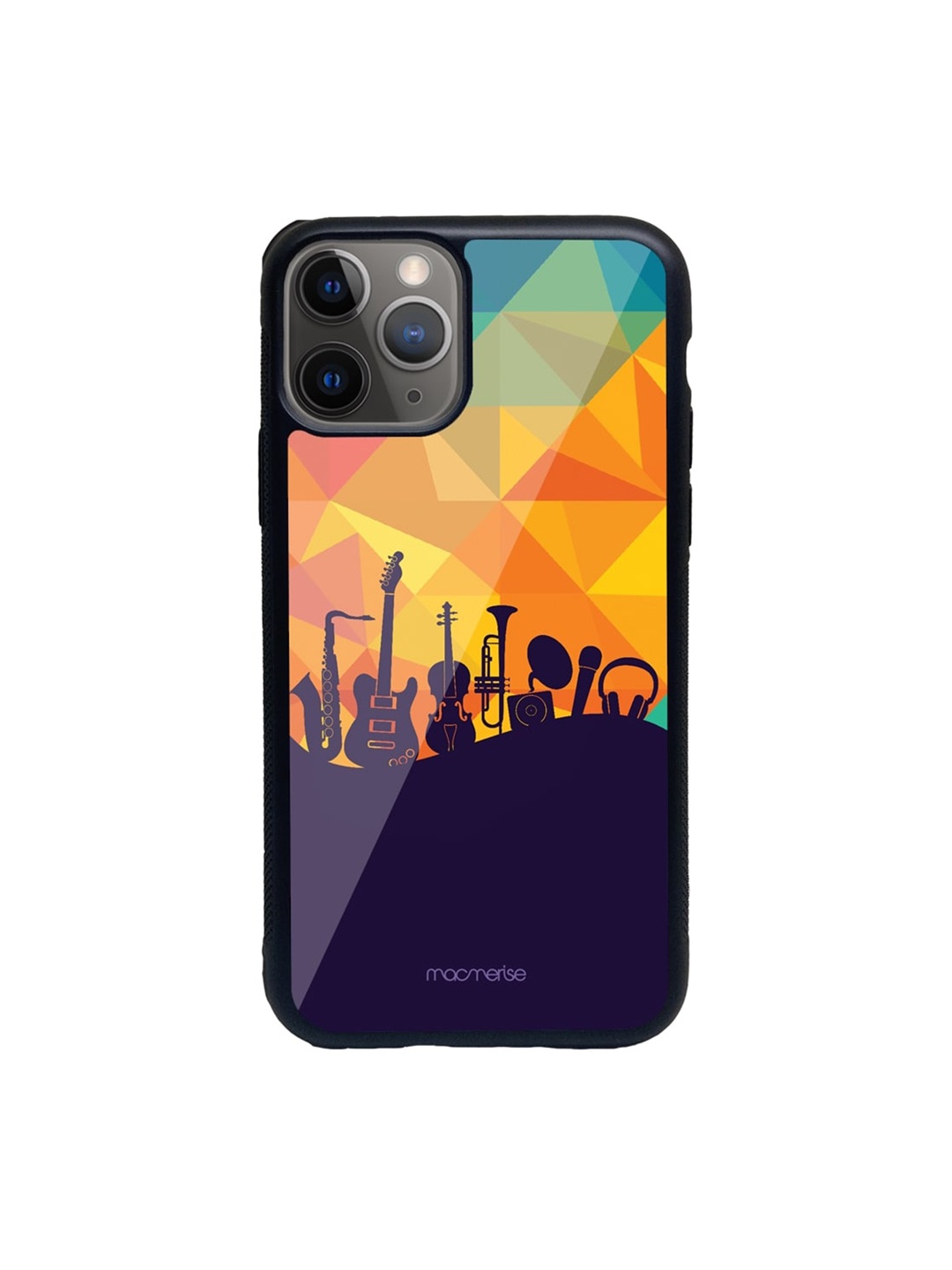 

macmerise Yellow & Orange The Jukebox Printed iPhone 11 Pro Phone Case