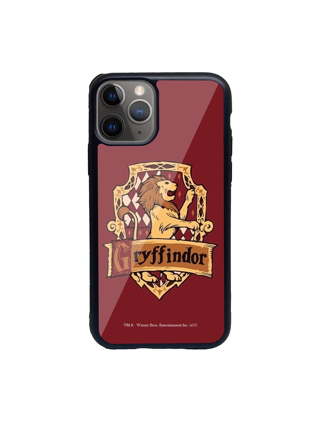 

macmerise Red & Black Crest Gryffindor Printed iPhone 11 Pro Back Case