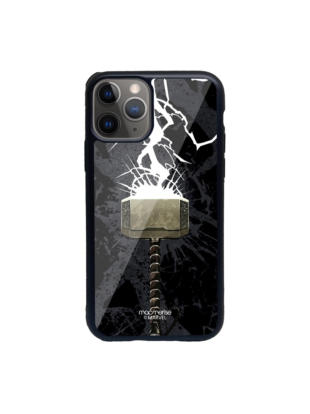 

macmerise Black & White The Thunderous Hammer Printed iPhone 11 Pro Phone Case
