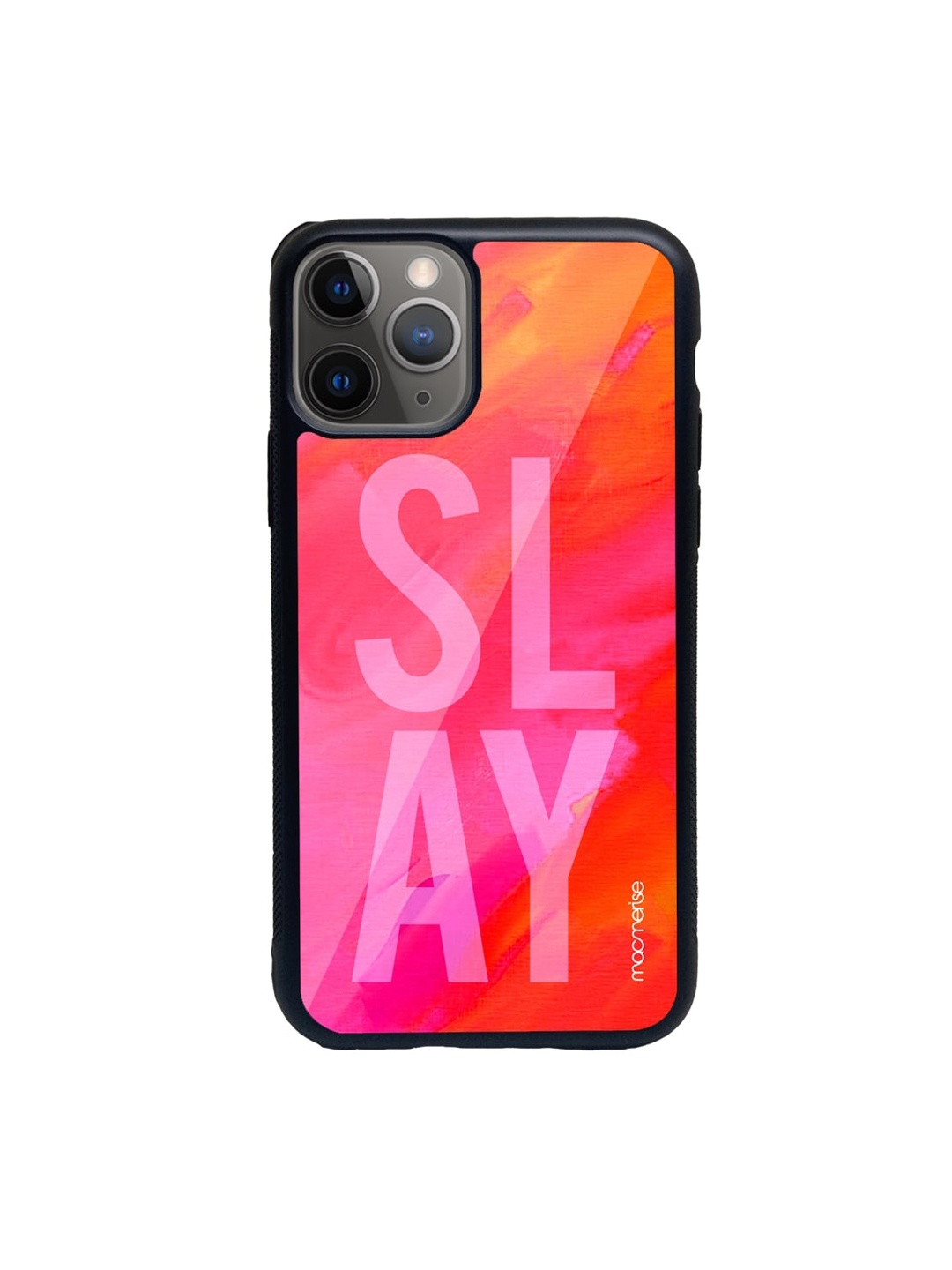 

macmerise Pink & Orange Slay iPhone 11 Pro Back Case