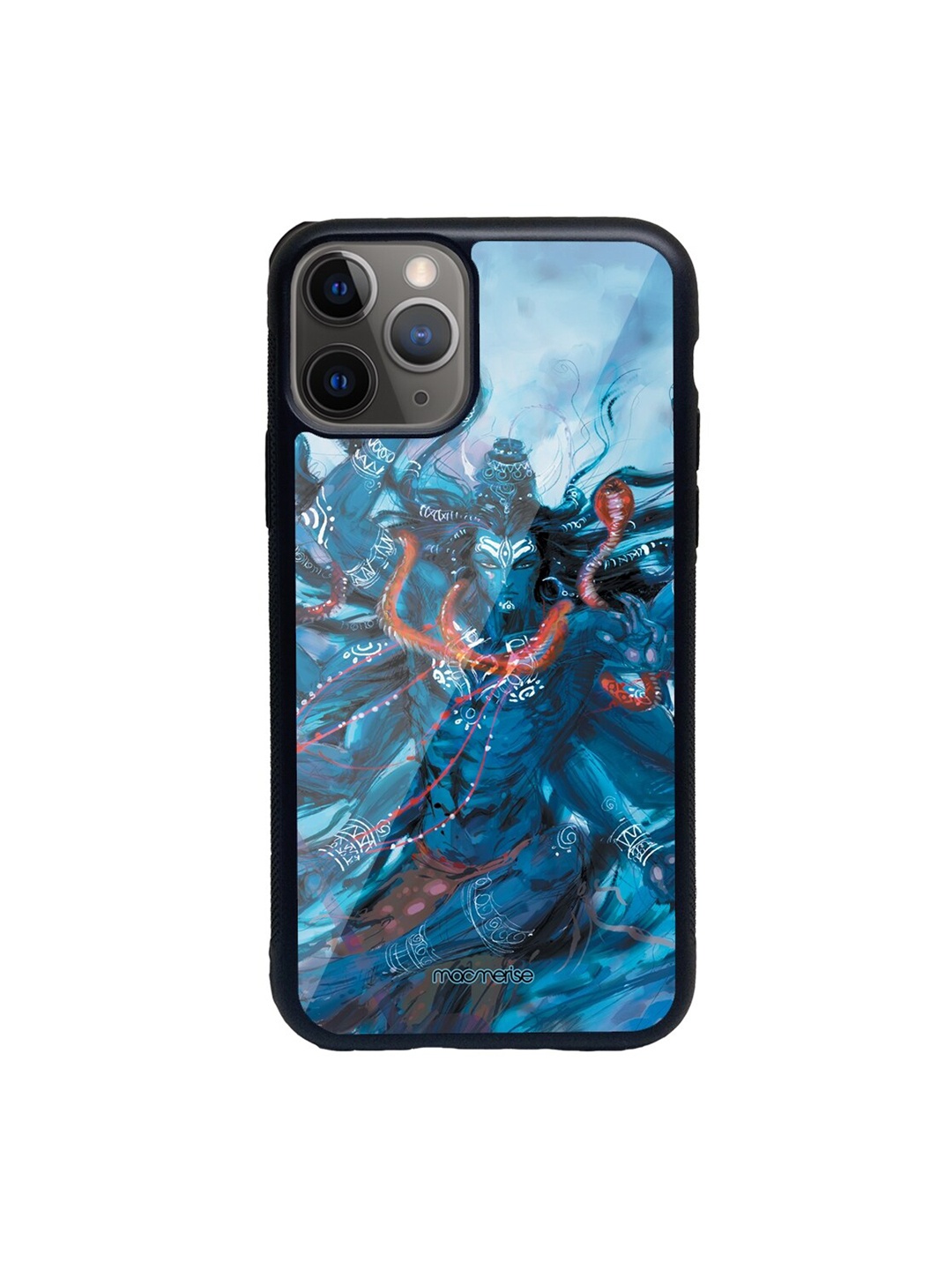 

macmerise Blue & Black Shiva Tandav Printed iPhone 11 Pro Back Case