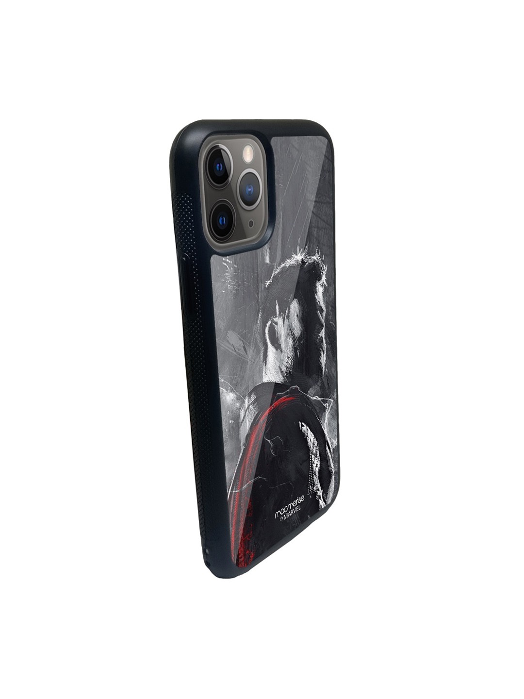 

macmerise Grey & Black Charcoal Art Thor Printed iPhone 11 Pro Back Case