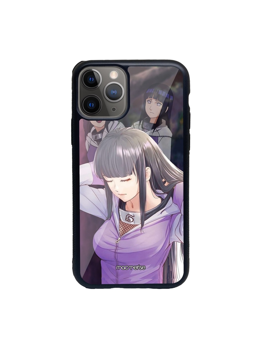 

macmerise Purple & Black Phases of Hinata Hyuga iPhone 11 Pro Back Case