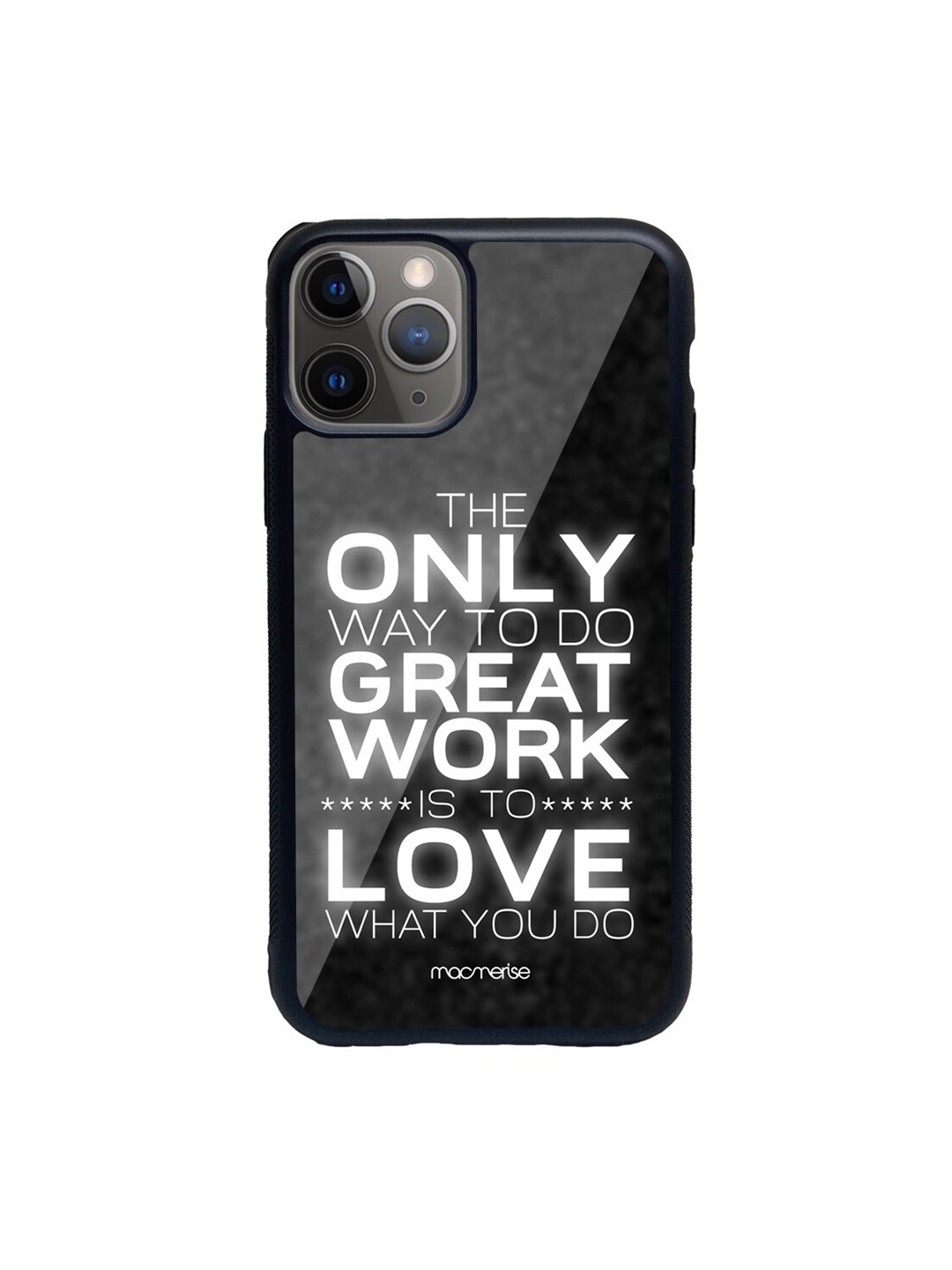 

macmerise Black & White Printed iPhone 11 Pro Back Case