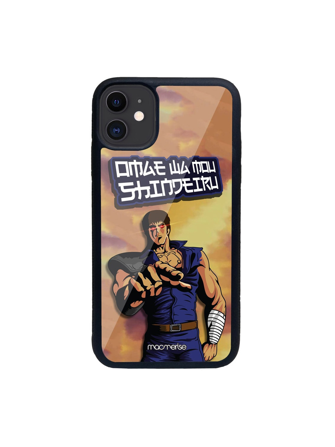 

macmerise Black & Yellow Serious Kenshiro iPhone 11 Back Case