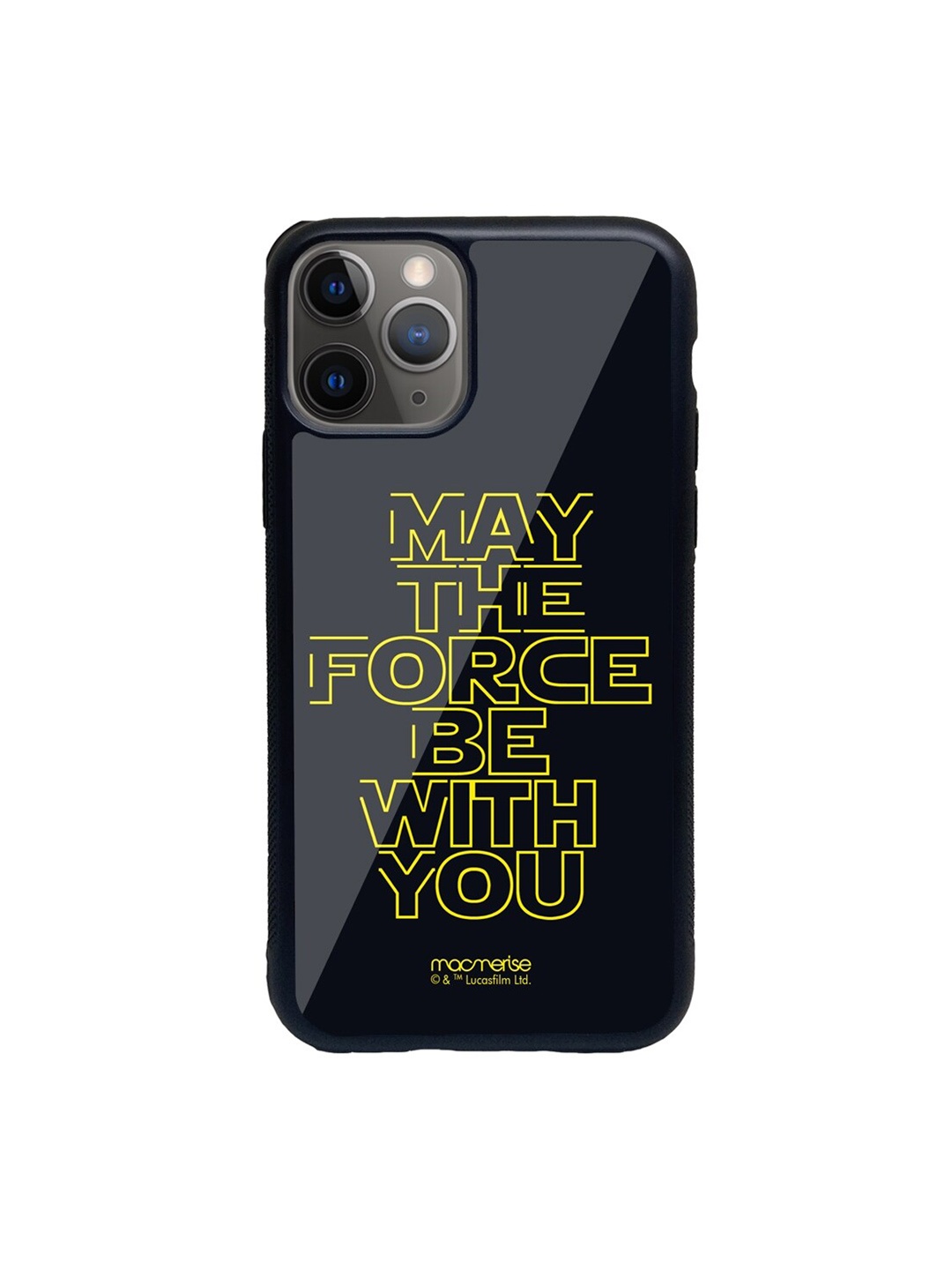 

macmerise Black & Yellow Classic Star Wars Pattern iPhone 11 Pro Back Case