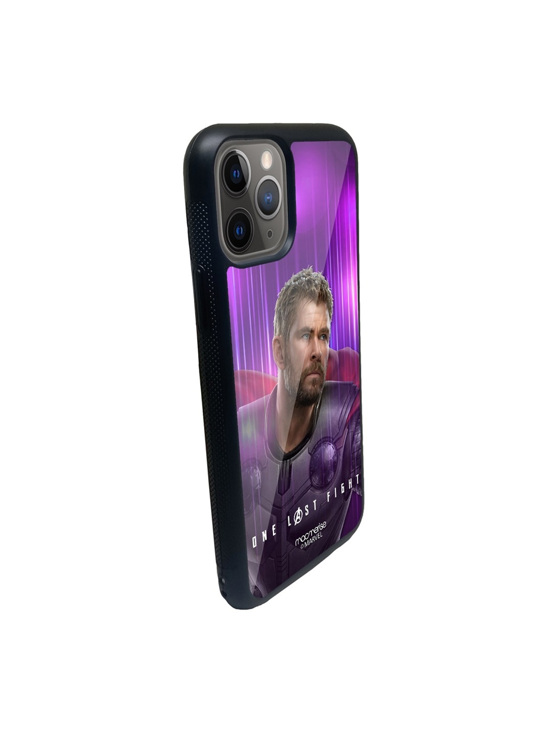 

macmerise Black & Purple One Last Fight iPhone 11 Pro Back Case