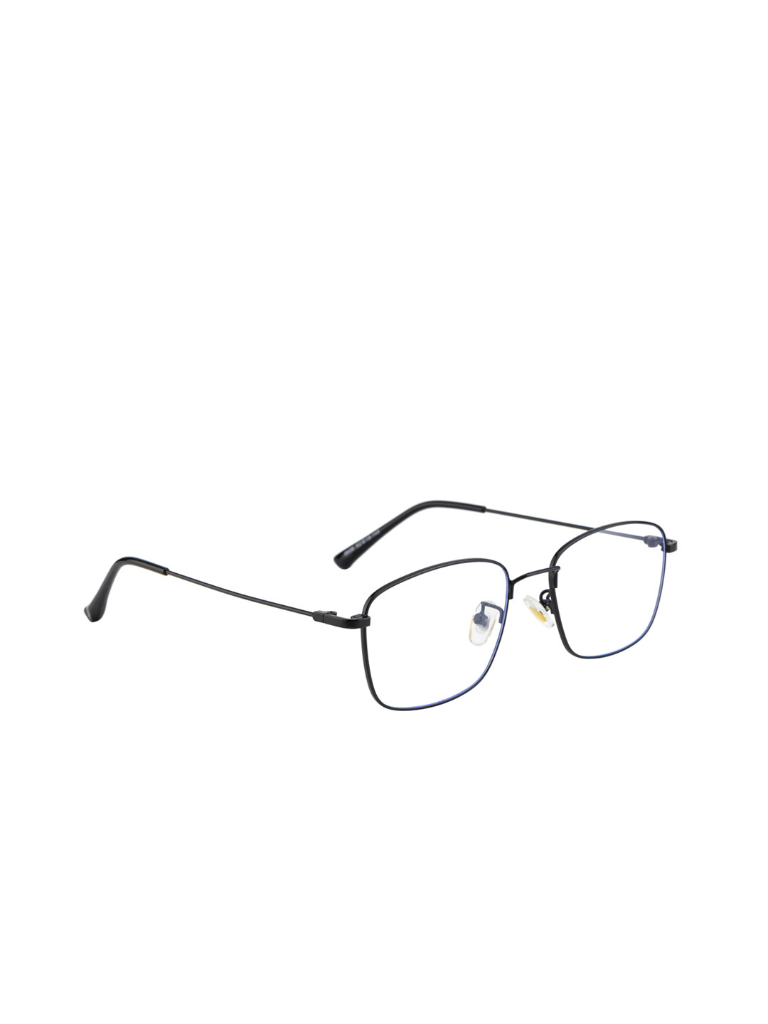 

Clark N Palmer Unisex Black Solid Full Rim Square Frames CNP-8606-C1