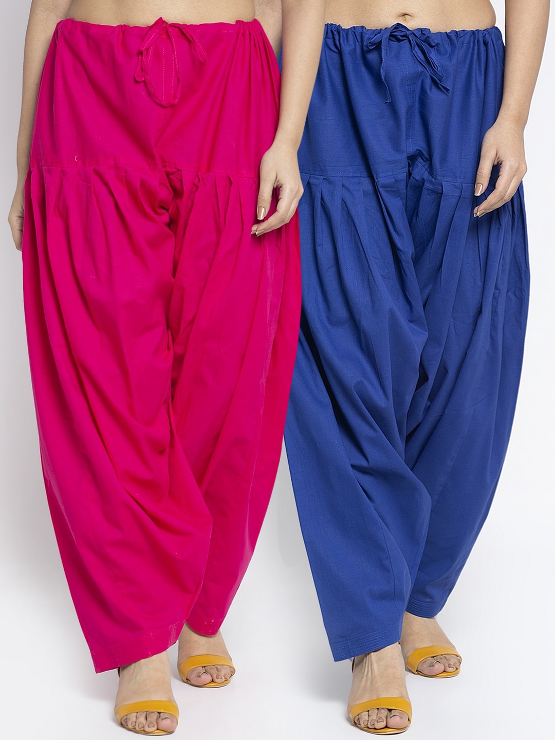 

GRACIT Women Pack Of 2 Solid Salwars, Blue