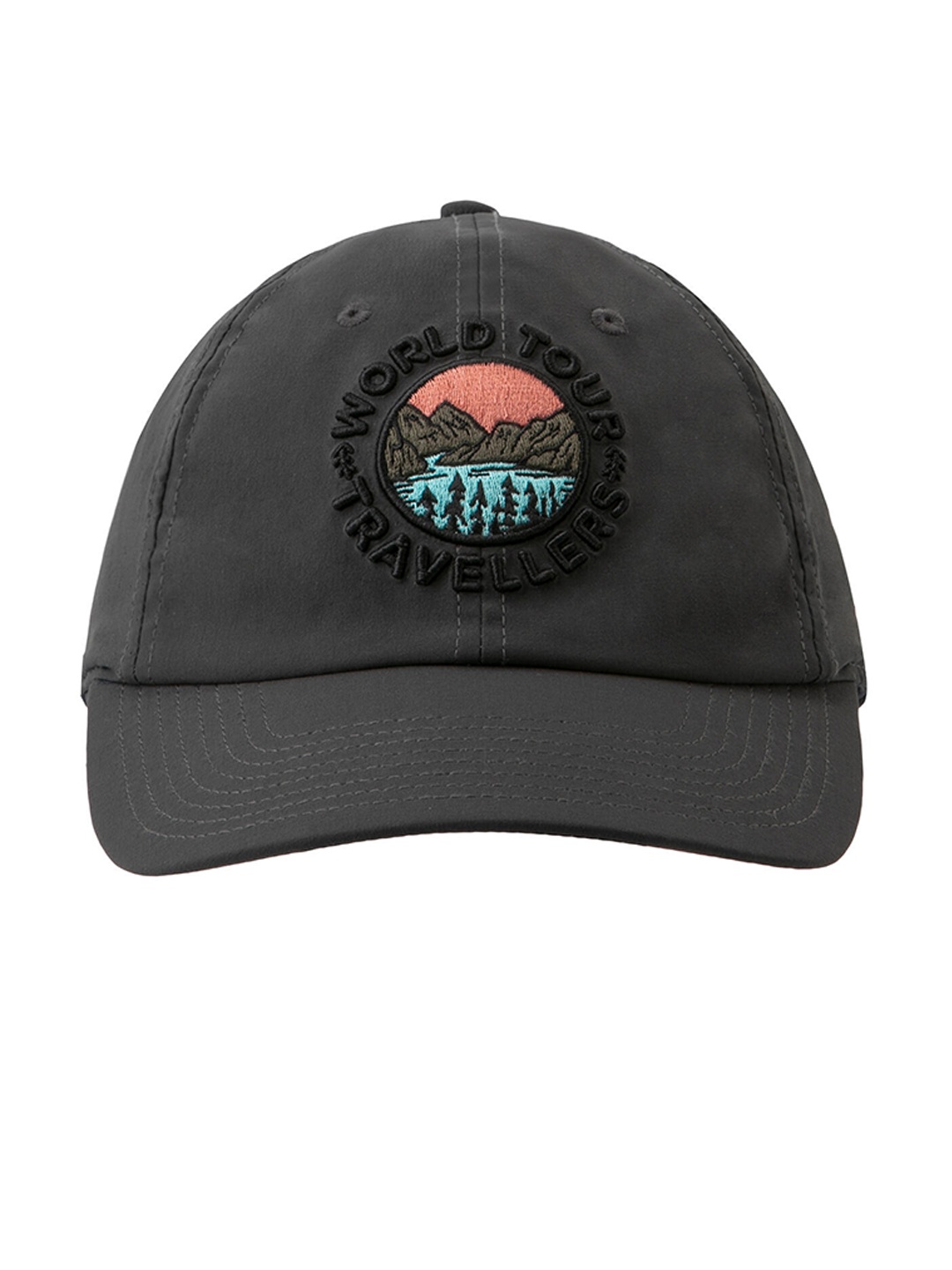 

FORCLAZ By Decathlon Unisex Grey & Blue Ventilated Mountain Travel Cap