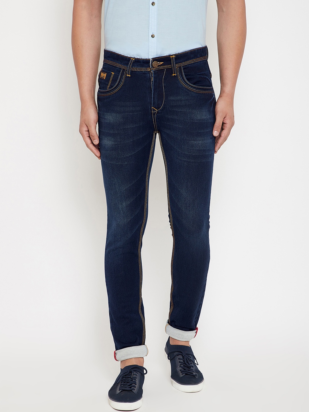 

Canary London Men Blue Skinny Fit Low-Rise Clean Look Stretchable Jeans