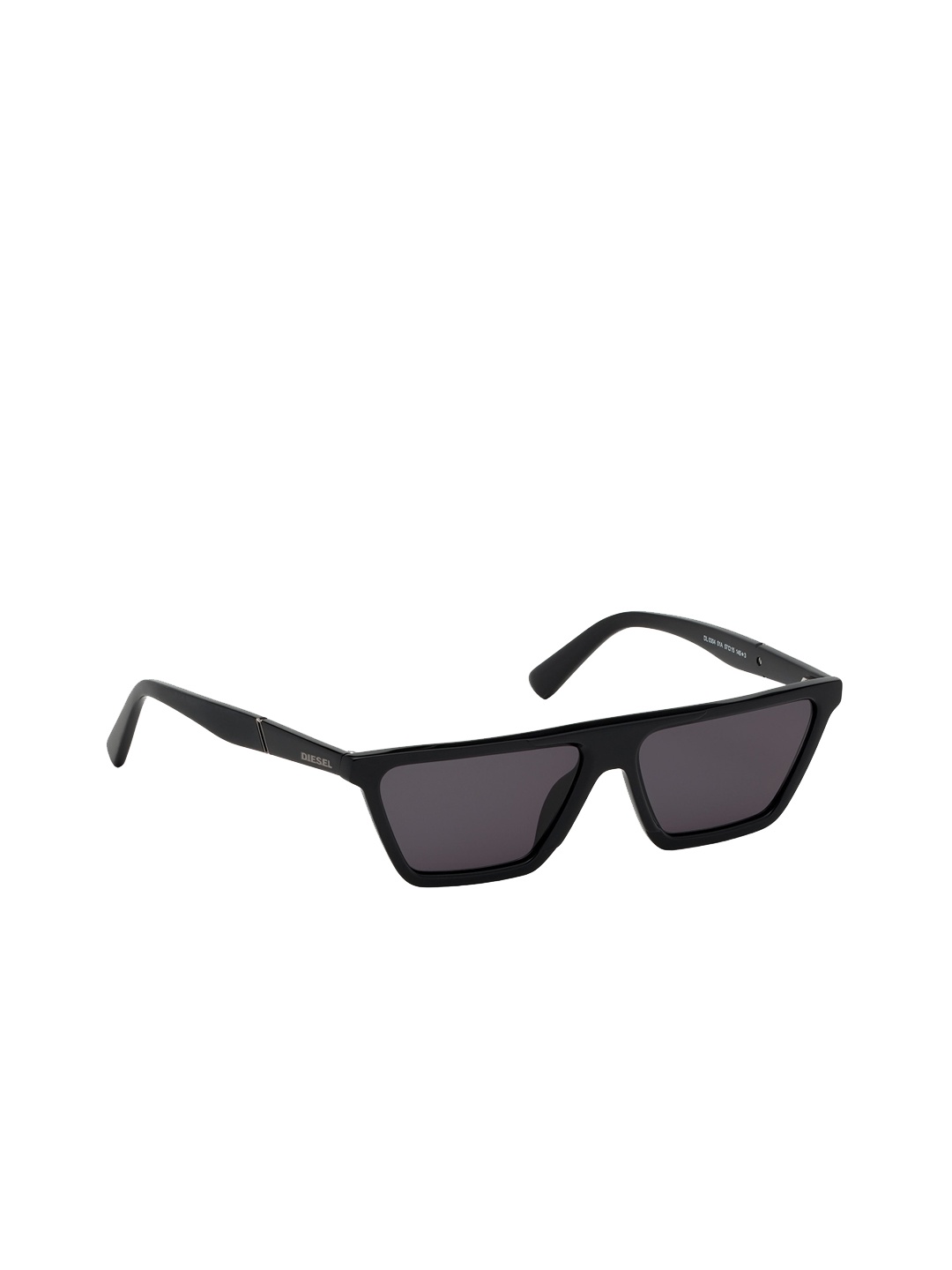 

DIESEL Men Grey Lens & Black Sunglasses with UV Protected Lens