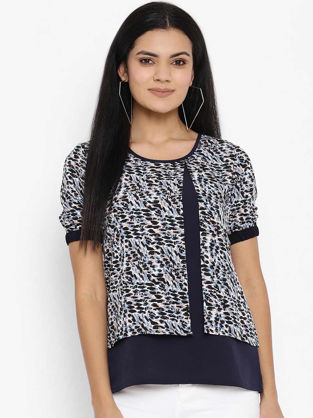 

THREAD MUSTER Multicoloured Printed Regular Top, Multi