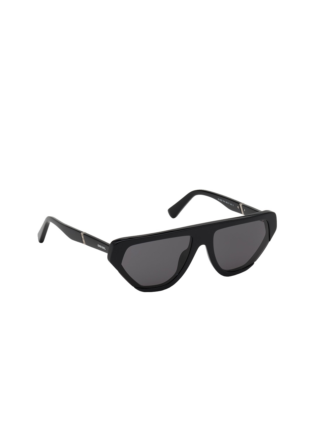 

DIESEL Men Grey Lens & Black Other Sunglasses with UV Protected Lens DL0322 58 01A