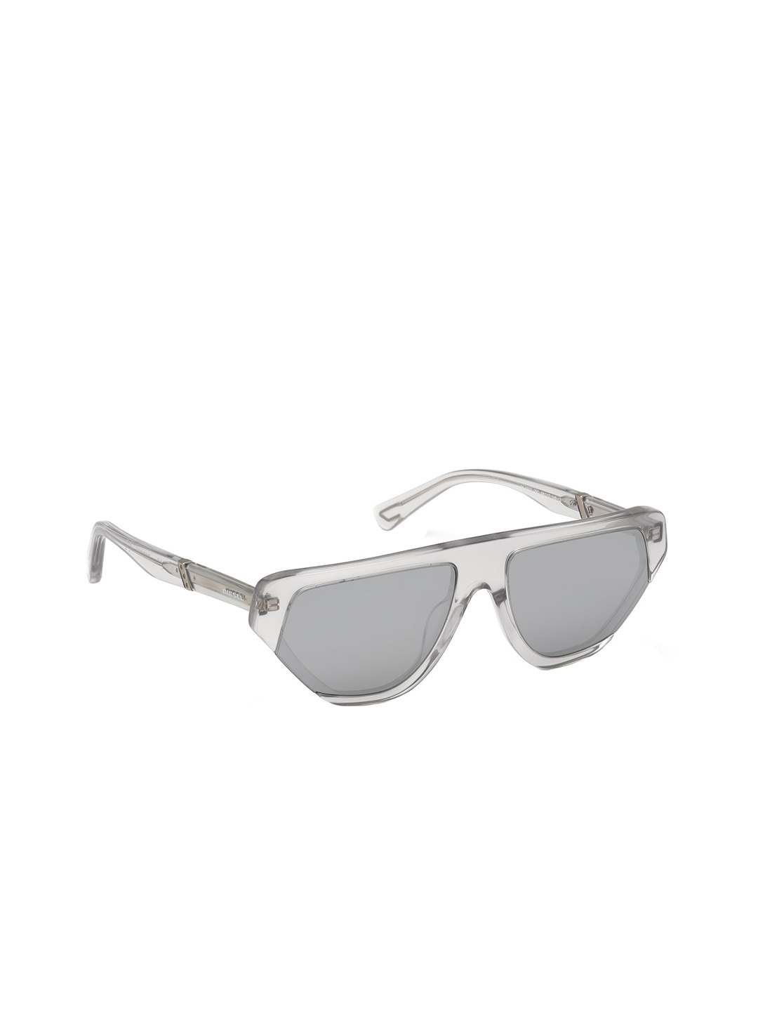 

DIESEL Men Grey Lens & Silver-Toned Other Sunglasses DL0322 58 20C