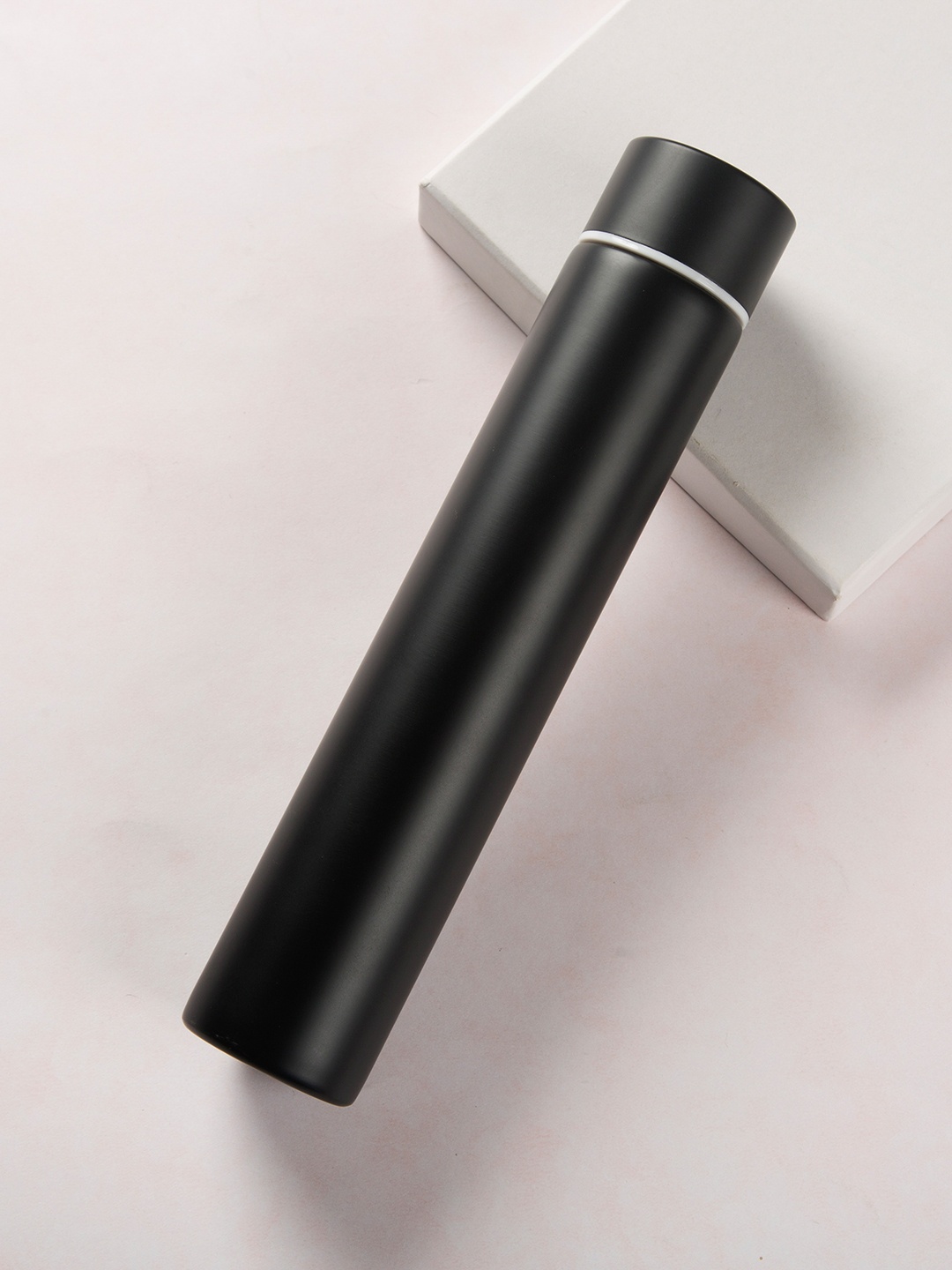 Bigsmall Black Solid Stainless Steel Water Bottle