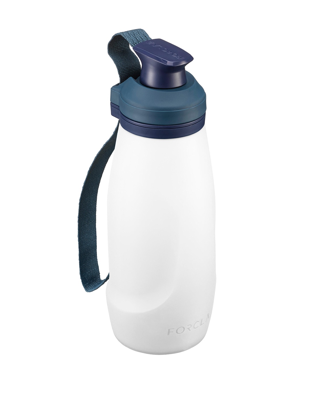 

FORCLAZ By Decathlon White & Blue Solid Trekking Filter Water Bottle