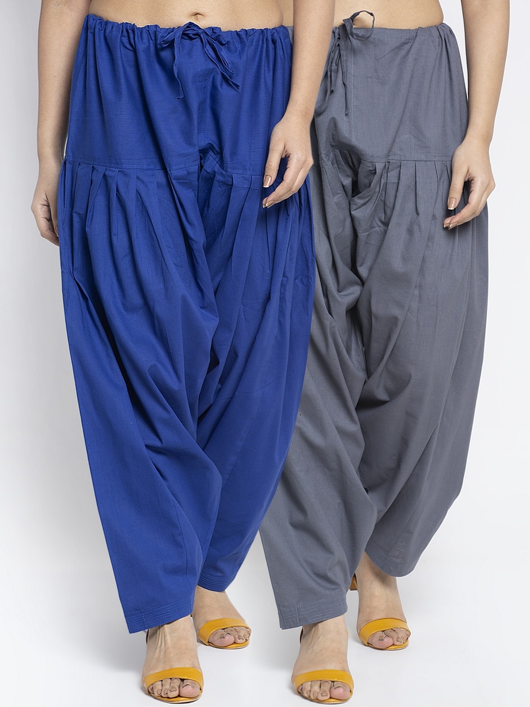 

GRACIT Women Pack Of 2 Solid Salwars, Grey