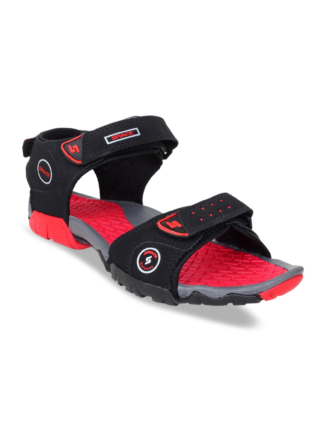 

Space Men Black & Red Comfort Sandals