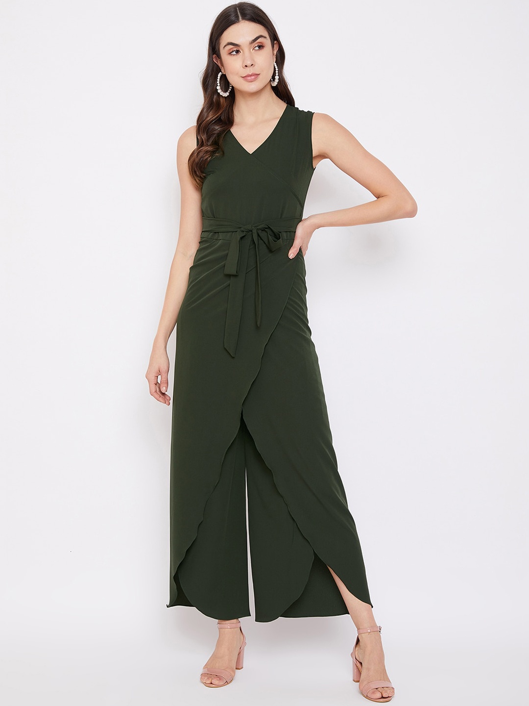 

Uptownie Lite Women Sleeveless Tulip Pants Jumpsuit, Green