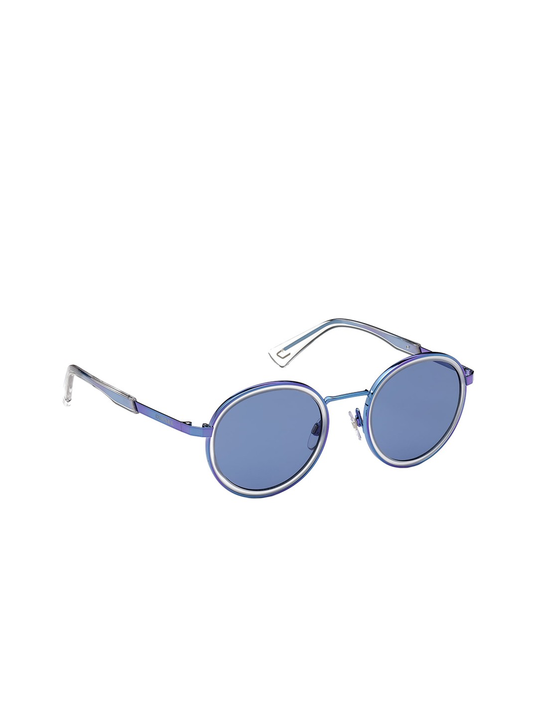 

DIESEL Men Blue Lens & Blue Oval Sunglasses DL0321 49 92V