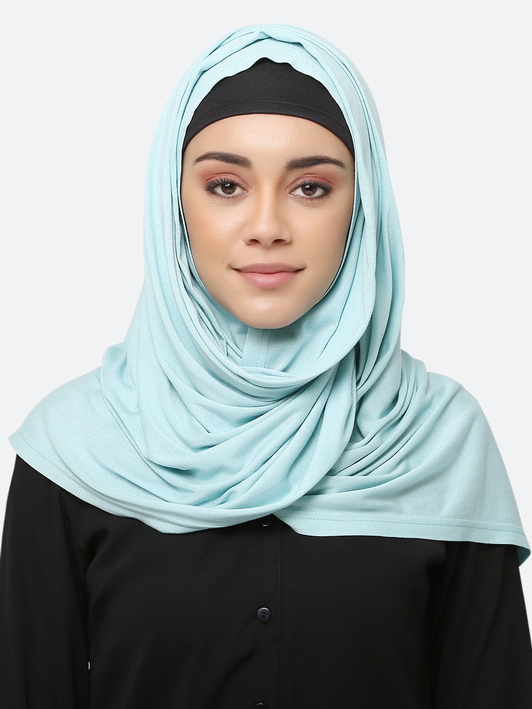 

MOMIN LIBAS Women Blue Solid Scarf